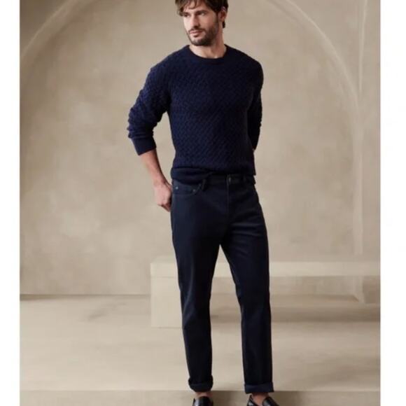 Banana Republic Men's Slim Fit Traveler Pant - 34x30 - Picture 1 of 10